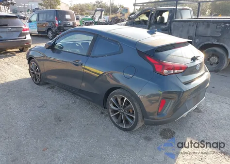 2019 Hyundai Veloster 2.0 Premium из США, поврежденный, VIN KMHTG6AF4KU006924